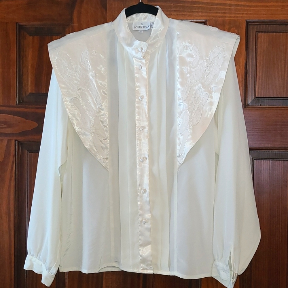 Vintage elegant women's blouse, size 8